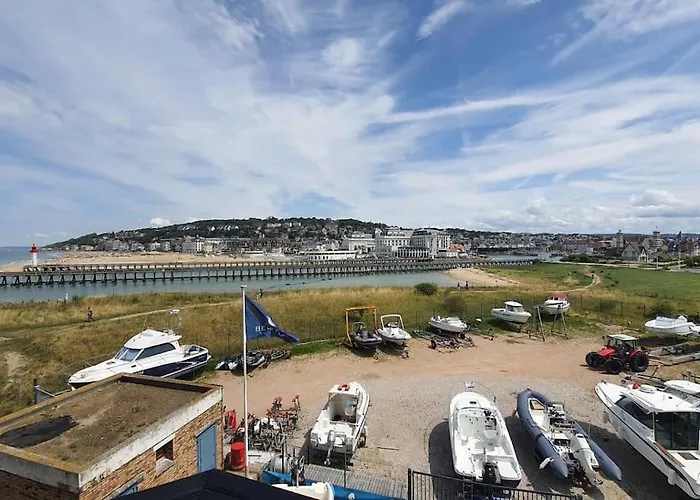 Le Cocooning-studio Marina Avec Terrasse Vue Et Апартаменты Довиль